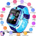Q12 Smart Phone Watch For Children Student 1.44 Inch Waterproof Student Smart Watch Dial Call Voice Chat（blue）. 