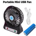 Charging FAN Mini Portable USB Chargeable Air Cooler Desktop Handheld Air Conditioner 3-Steps Speed Level Free Rechargeable Battery and Charging Cable. 