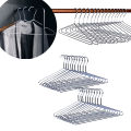 Cloth Hangers - Iron Hanger, Large Hanger for clothes, Pack of 3 6 9 & 12 Stainless Steel Hangers, Cloth Hanger for Hanging, Hangers for Clothes, Non-Slip Suit Clothes Hangers. 