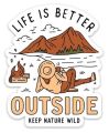 Nature Stickers - Aesthetic Art Stickers for mobile back, Laptop, dairy and for decorating your stuff and making them look more attractive. 