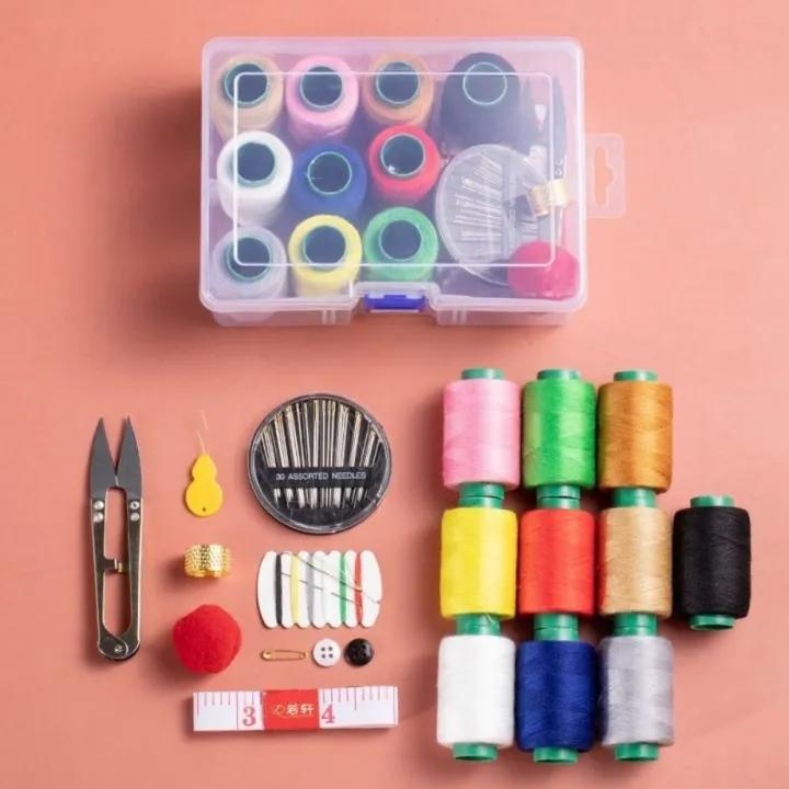 Durable DIY Sewing Set Ten-color Thread with Storage Box Needle and ...