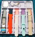 Smart watch Y80 ULTRA Smart Watch 2.02 inch high-definition large screen high configuration version+8 strap combination+case. 