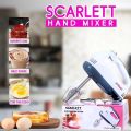 7-Speed Electric Hand Mixer Machine with Egg Beater & Whisk, Handheld Cake Mixer for Cream, Eggs, Batter, Baking & Kitchen Mixing. 