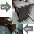 Wooden Wallpaper Sheet Sticker Self Adhesive WaterProof PVC Wallpaper For Kitchen, Cabinets, room, Walls and Furniture (1FT by 4FT). 