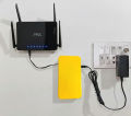 WiFi Router Power Bank 9v or 5v 0.06 ampere | 12v 1 ampere UPS Technology | 8000 Mah | 3 to 4 hours Gauranteed Backup  | Tp Link-Tenda-PTCL | Huawei | Fiber Base Router for 12Volt Wifi Routers | 6 Months Warranty. 