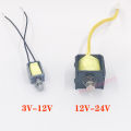 3V 6V 12V 24V Mini DC Solenoid Push Pull Open Frame Electromagnet Through Type Electric Magnet For Household Appliances Magnet. 