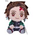 Demon Slayer Plush doll 20cm Kimetsu No Yaiba Kamado Tanjirou Tomioka Giyuu Agatsuma Zenitsu Douma Sabito Stuffed Dolls Gift. 