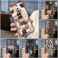 Anti-dust Card bag Phone Case For VIVO V17 Pro Cute Soft case Card sleeve Graffiti Back Cover Silicone Shockproof TPU. 