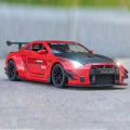 1:24 Nissan GT-R35 Metal Diecast Model Car With Simulation Sound and Lights, Pull Back Action With  Doors, Front & Rear Hood Opened Racing Cars Collection Best Gift For Car Collectors Die Cast Metal Cars For Kids & Adults. 