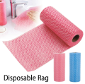 Kitchen Gadgets Kitchen Roll Tissue roll reusable towel wipes paper Towels tissues rolls for cleaning and kitchen sarface floor also used food packing Washable cloth Non Woven for Home & Kitchen(1Rollx50pcs). 