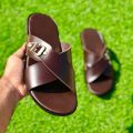 Slippers for boys , Men Slidders , Washable best quality Leather Chappal.. 