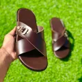 Slippers for boys , Men Slidders , Washable best quality Leather Chappal.. 