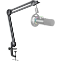 FIFINE BM63 Arm Stand-Heavy Duty Boom Arm, Suspension Scissor Adjustable Mic Stand with Desk Mount, 5/8" Screw, Cable Ties, for Recording Gaming Streaming Podcasting. 