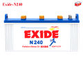 Exide Battery N240 - 12 Volt - 27 Plates 180-AH/ Deep Cycle Heavy Duty 12 Volts Recommended For, Ups Inverter and Solar Battery. 