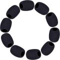 Black Foam Windscreen for Gooseneck Condenser podium microphone Windscreen Foam Cover for Microphone Pop Filter,. 
