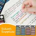 Sticky Transparent Notes - 300 Sheets Color Stickers Transparent Fluorescent Index Tabs Flags Sticky Note Posted. 