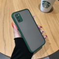 For Samsung Galaxy A02s - High Quality Matte PC Back Soft TPU Frame Shockproof Color Button with Camera Protection Lens Protection Camera Protective Back Cover Case For Samsung Galaxy A02s. 