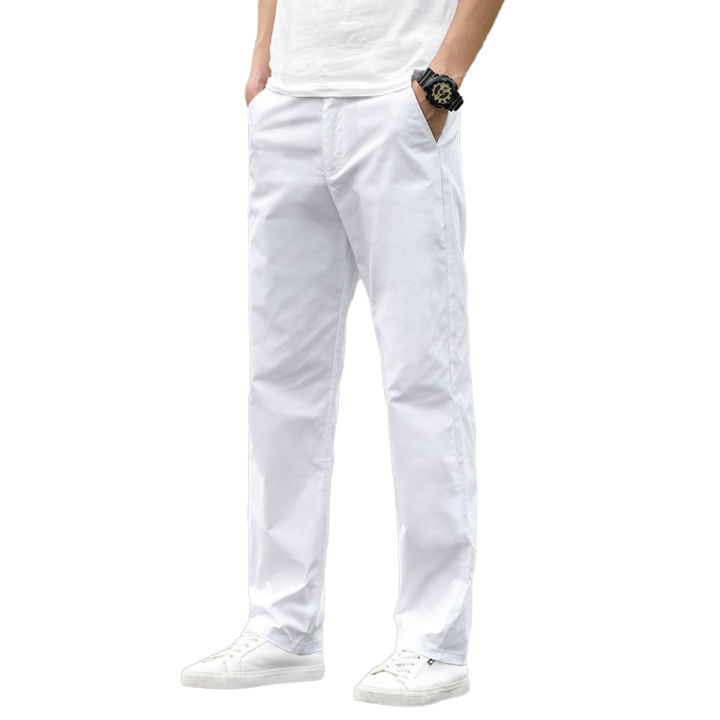 Cotton Jeans Pants for Boys in White color - Regular and Formal Wear Pants