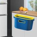 Hanging Kitchen Trash Can Kitchen Waste Bins with Handles Save Space 7L Capacity Collecting Food. 