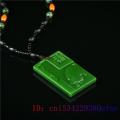 Chinese Zodiac Jade Pendant Necklace Women Jewelry Gifts Natural Amulet Jadeite Men Fashion Carved Green Chinese Charm. 