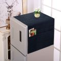 Fridge Dust Cover Waterproof Refrigerator Dustproof Protector with 6 Pocket SIZE 21x56 inches. 