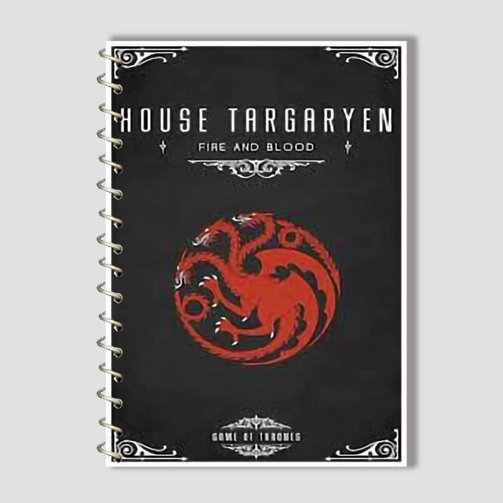 Spiral Notebook A4 or A5  -  Game of Thrones Cover