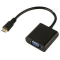 Mini HDMI to VGA Adapter Converter Cable. 