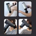 Deep Tissue Massager Rechargeable Relaxation Machine for Muscle For Pain Relief, Handheld Body Massager For Unisex - Black. 