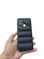 Samsung A21s BaCK Cover Soft Puffer Down Jacket Camera Protection Shockproof Phone Case. 