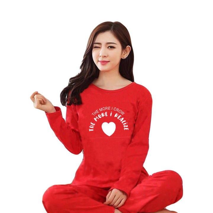 Printed Stylish Design T-Shirt Printed Trouser Design Stylish Half Sleeves T-Shirt and Pajama Sexy Ladies Night Suit Ladies Night Wear Ladies Nighty Ladies Sleep Wear Suits ! Night Suit For Women and Girls