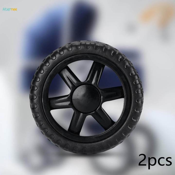 2x Flat Tire Cart Accessories Hole Shaft 0.8cm Wheelbarrow Tire