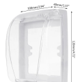"Plastic Wall Switch Waterproof Cover with Flip Cap - Durable Wall Socket Waterproof Protection Box for Switches, Board Panel Switch Cover for Enhanced Safety, Versatile Design in Random Colors". 
