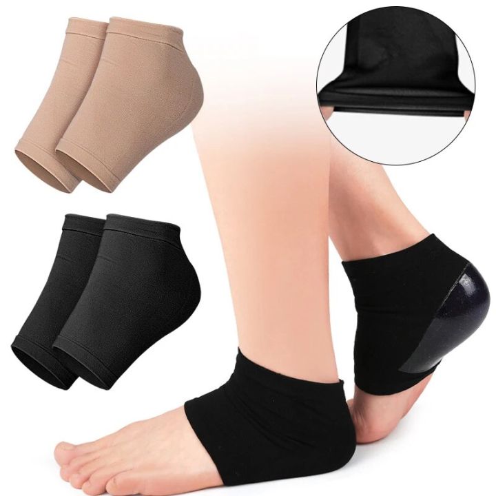 Gel Heel Protector Silicone Skin Repair Anti-crack Moisturizing Socks Heel Pads Professional Nursing Foot Health Care Skin Care