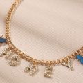 Cute Choker Necklace For Women Girls Baby Honey Angel Crystal Letters Pendant Chain Collar Necklace Trendy Jewelry. 