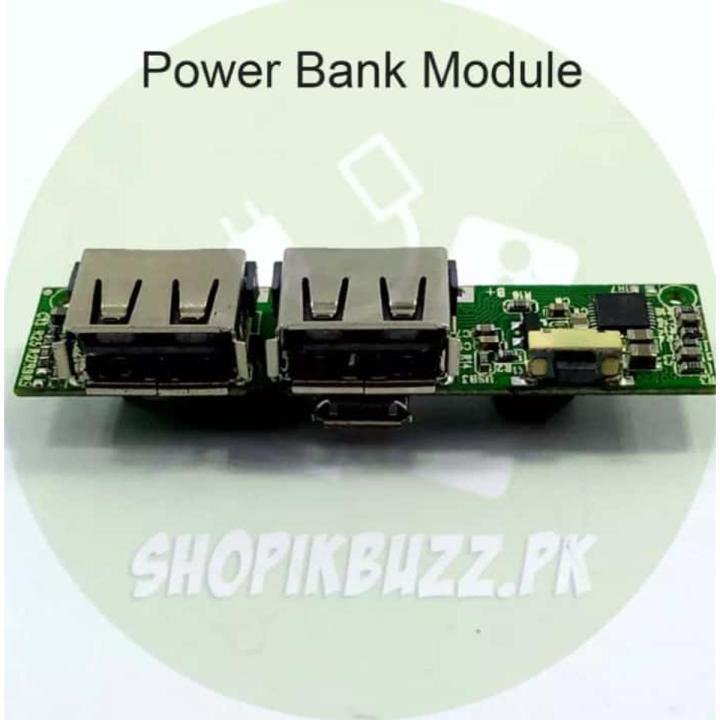 Power Bank Kit Dual Port Circuit Module 5v 1A & 2A