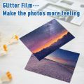 GLITTER Cold Laminating Film A4 Self-adhesive Photo Laminating Film (PACK OF 5 AND 10 SHEETS). 