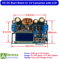 4A 35w Digital Buck Boost Converter Adjustable Step Up Step Down Voltage Regulator Power Supply Module ZK-SJVA-4X with LED Display for DIY Projects & Electronics by Electrica. 