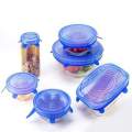 Silicone Stretch Lids Reusable Heat Resistant Various Sizes Cover for Bowl. 