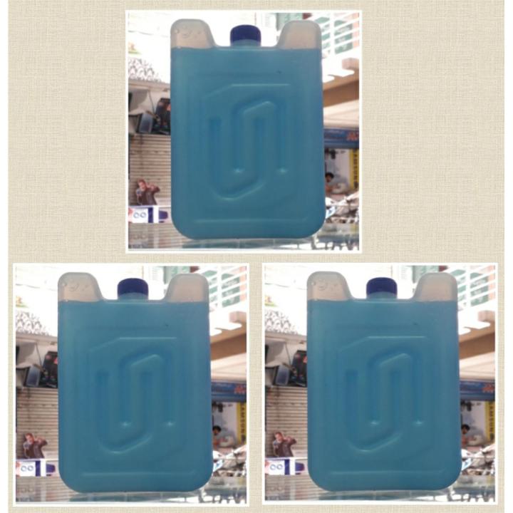 pack of 3 gel bottle Ice pack bottle for ice box air coolers, ac cooler and dc cooler, refreezable icepack, Cooling refrigerant