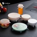 6Pcs Kitchen Reusable Silicone Stretch Seal Lid Preservation Vacuum Food Storage Bowl Cover6Pcs Kitchen Reusable Silicone Stretch Seal Lid Preservation Vacuum Food Storage Bowl Cover. 