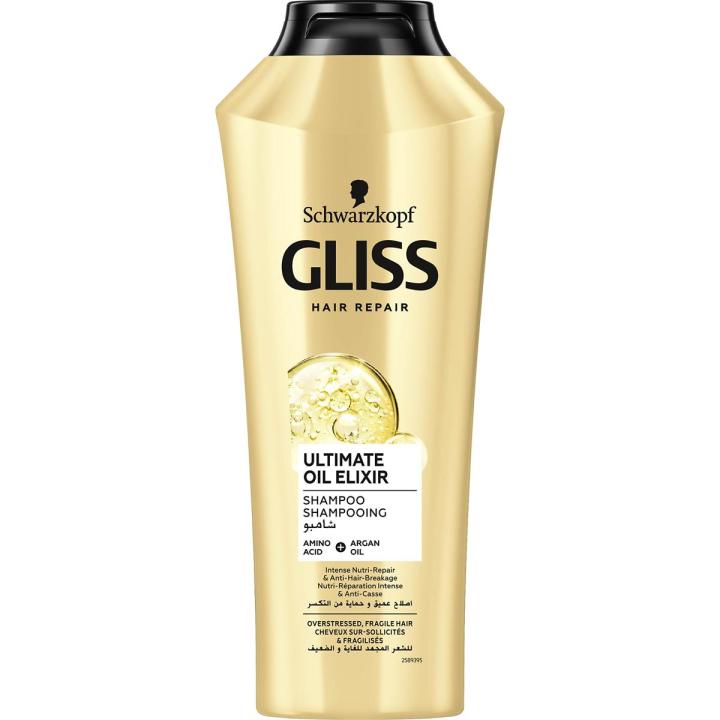Gliss hair repair ultimate oil elixir shampoo 400ml