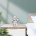 Nordic Cherub Angle Statue Indoor Garden Home Gift Ornament Do not listen. 