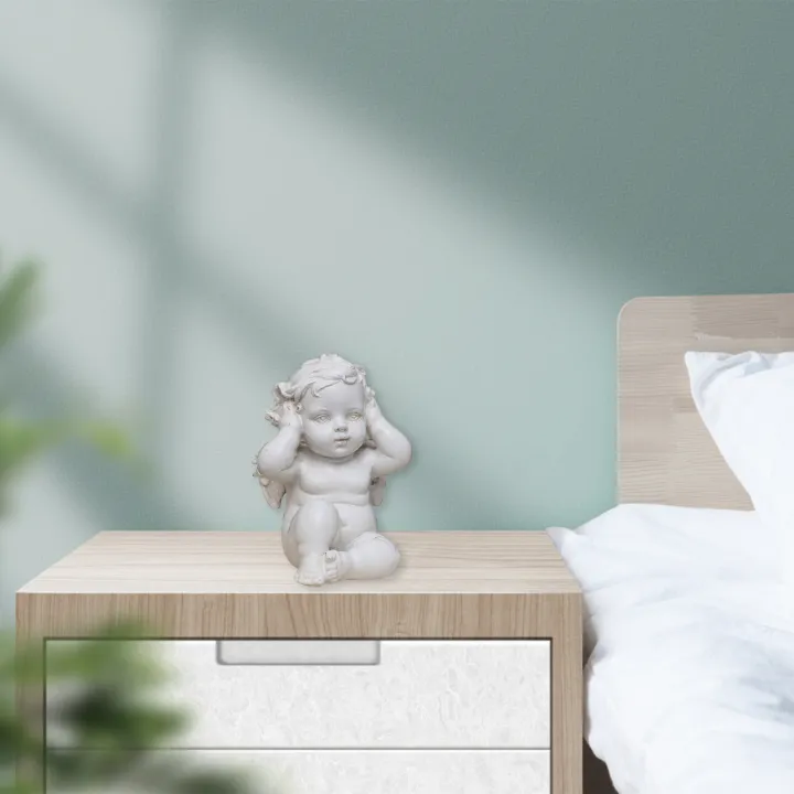 Nordic%20Cherub%20Angle%20Statue%20Indoor%20Garden%20Home%20Gift%20Ornament%20Do%20not%20listen%20-%20Image%206