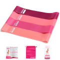 Training Loop Fitness Resistance Band Set Gradient Silicone Stretch Circle Latex Circle Yoga Pink Pull Band. 