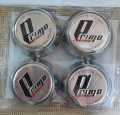 Set Of 4 Primo Racing Car Wheels Center Caps Hubs Shining Chrome Material Inner to Fit Size 2 Inches = 5.08cm Available in Black and Silver Front Stickers. 