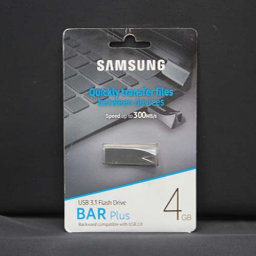 Samsung 4GB / 8GB /16GB / 32GB / 50GB / 64GB /100GB USB BAR Plus Metal High Speed 3.0 Flash Memory Stick USB Drive 7 Months WARRANTY - Best Samsung Metal USB Pen Drive Compact, Lightweight & Latest Design