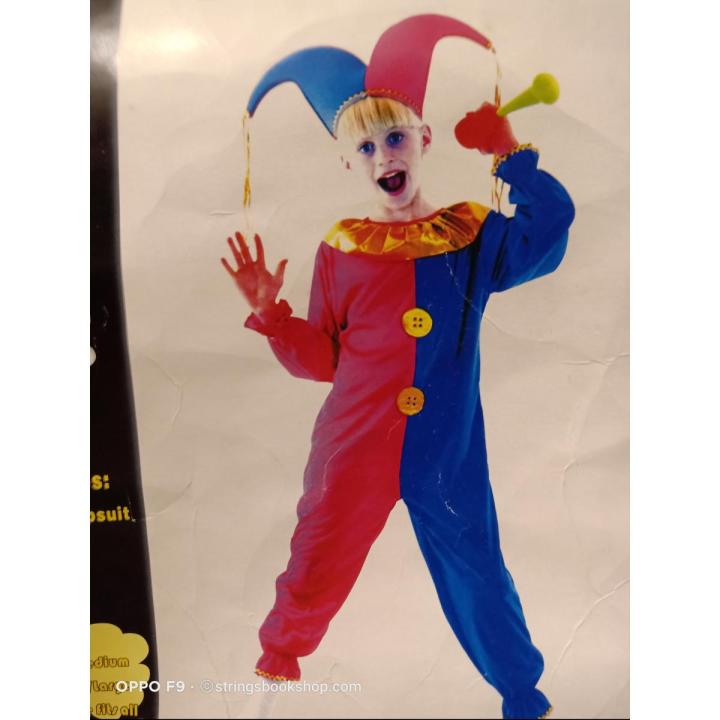 Clown costume, joker costume, we have all kind of costumes like princess costumes animal costume fruit's costumes doctor costume Dracula cape skeleton costume chef costumes pilot costume police costumes army costumes king costumes fire fighter costume