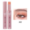 2 In 1 Double Color Gradient Velvet Eye Shadow Stick / Glitter Lazy Face Eye Makeup Pigments / Waterproof Long Lasting Bicolor Shimmer Metallic Eyeshadow / Eye Makeup Cosmetic. 