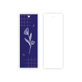 Blue Cute Aesthetic Floral Bookmarks | Waterproof Bookmarks | Cute Bookmarks. 