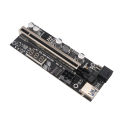 Ecocc PCIE Riser 009S Plus Riser PCI E PCI Express X1 to X16 Dual 6Pin for Graphic Card GPU Miner Mining. 